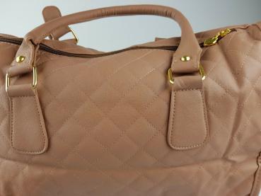 Sehr schöne Damen Handtasche in Camel