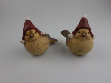 RESTPOSTEN+SONDERPOSTEN Spatz mit Mütze 6 STÜCK