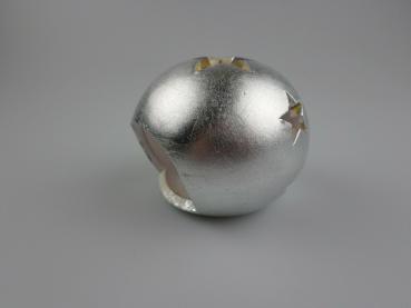 RESTPOSTEN+SONDERPOSTEN - Teelicht silber glänzend - 8 STÜCK