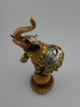 Wunderschöner, stehender Keramik Elefant - Tier - Deko