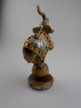 Wunderschöner, stehender Keramik Elefant - Tier - Deko