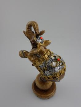 Wunderschöner, stehender Keramik Elefant - Tier - Deko