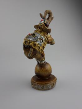 Wunderschöner, stehender Keramik Elefant - Tier - Deko