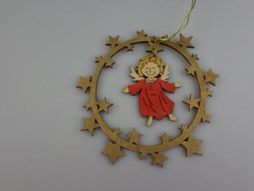 Sonderposten-Restposten-Weihnachtsschmuck-Holzaufhänger 10Stück