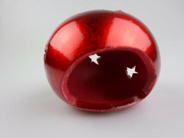 RESTPOSTEN/ SONDERPOSTEN - Teelicht rot glänzend - 8 STÜCK