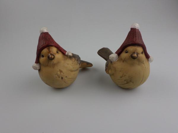 RESTPOSTEN+SONDERPOSTEN Spatz mit Mütze 6 STÜCK