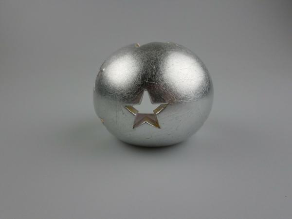 RESTPOSTEN+SONDERPOSTEN - Teelicht silber glänzend - 8 STÜCK