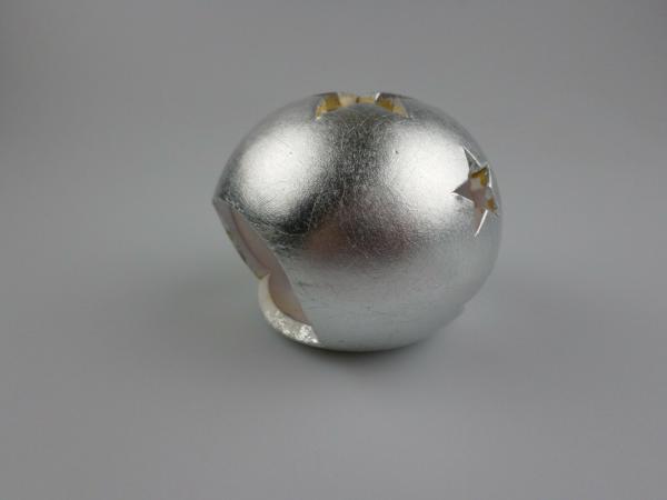 RESTPOSTEN+SONDERPOSTEN - Teelicht silber glänzend - 8 STÜCK