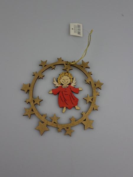 Sonderposten-Restposten-Weihnachtsschmuck-Holzaufhänger 10Stück