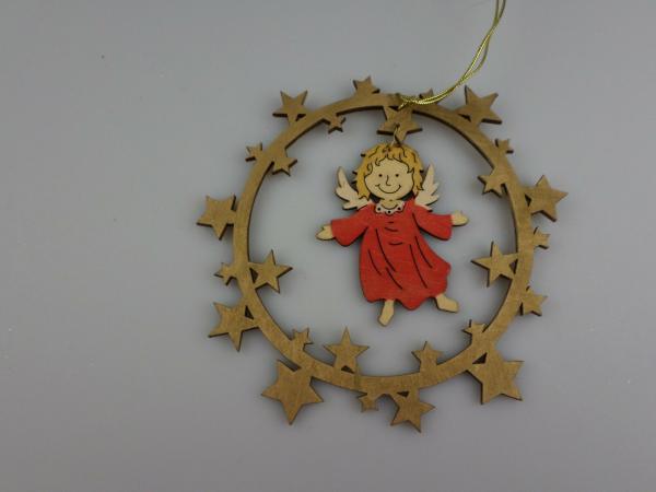 Sonderposten-Restposten-Weihnachtsschmuck-Holzaufhänger 10Stück