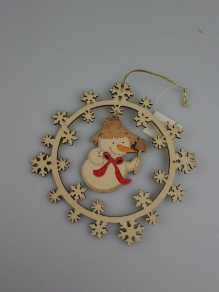 Sonderposten-Restposten-Weihnachtsschmuck-Holzaufhänger 10Stück