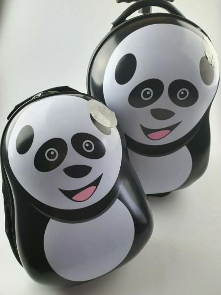 Kindertrolley set Hartschale Trolley Koffer Kinderkoffer Reisetrolley Rucksack